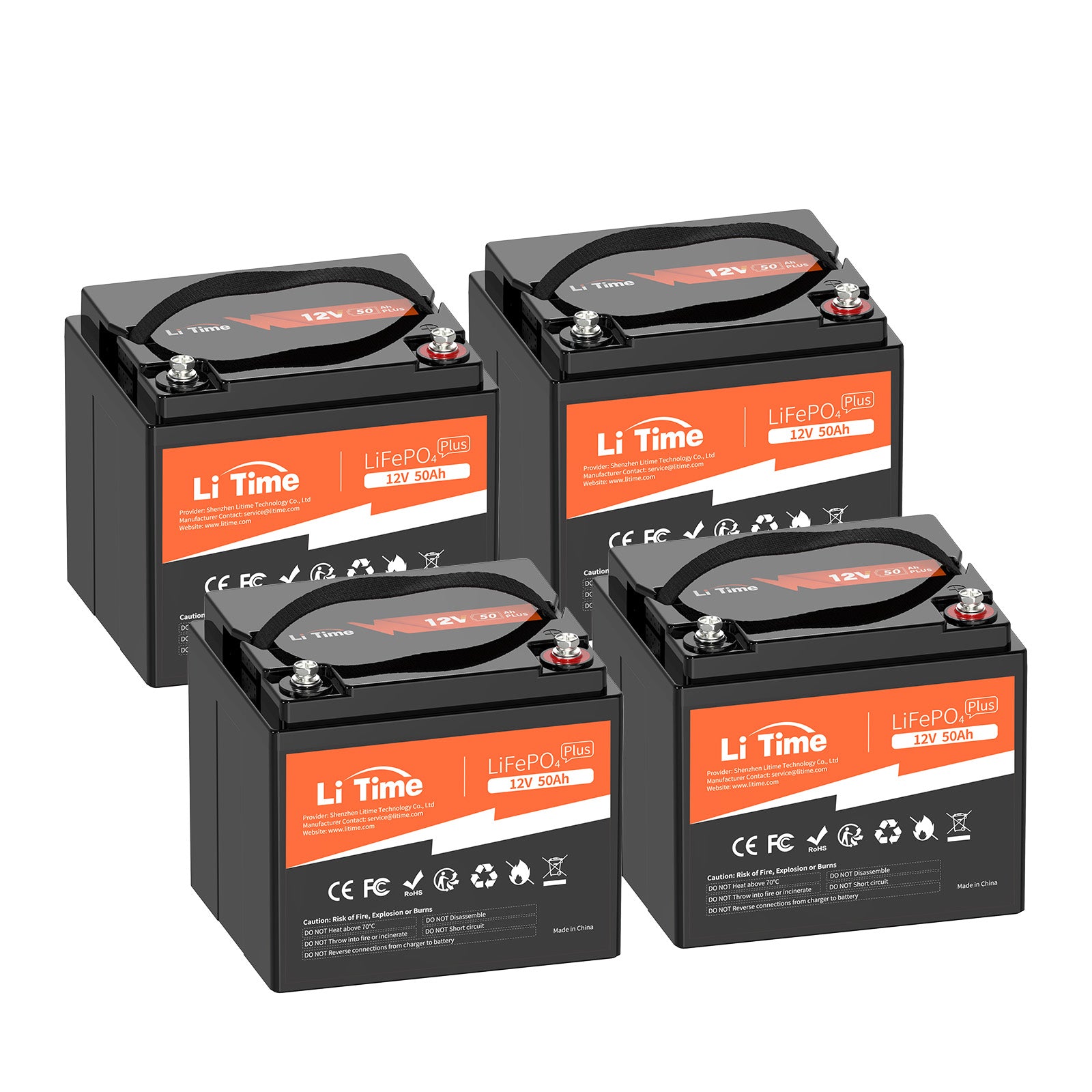 LiTime 12V 50Ah LiFePO4 Lithium Battery pack 4