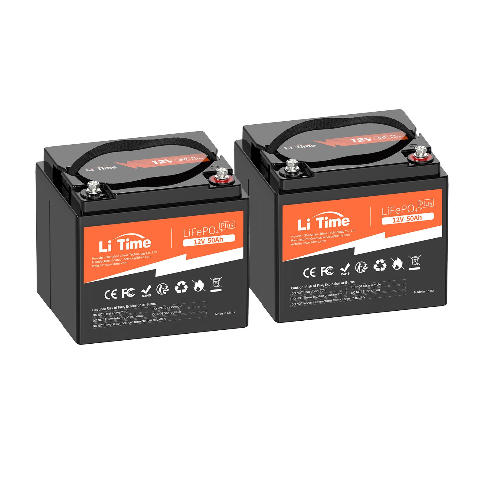 LiTime 12V 50Ah LiFePO4 Lithium Battery pack 2