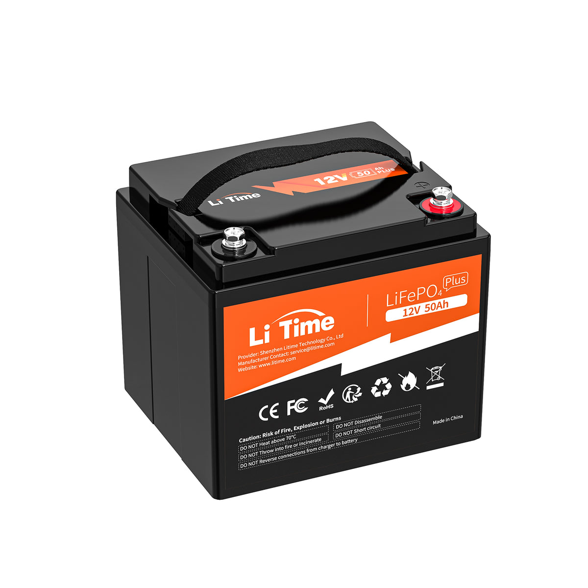 LiTime 12V 50Ah LiFePO4 Lithium Battery