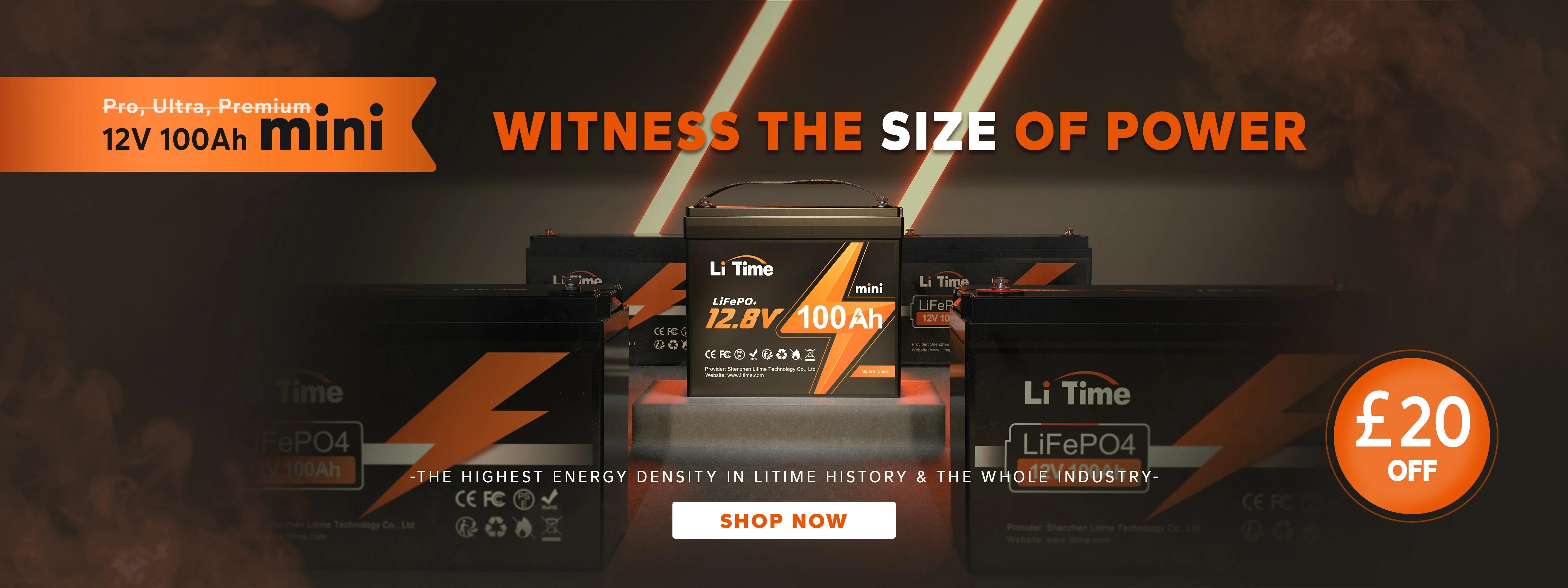 LiTime UK: LiFePO4 Lithium Leisure & Solar Batteries