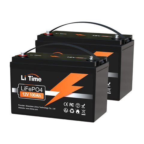 LiTime 12V 100Ah LiFePO4 Lithium Deep Cycle Battery | LiTime-UK