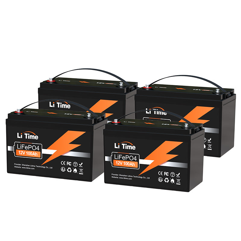 LiTime 12V 100Ah LiFePO4 Lithium Deep Cycle Battery | LiTime-UK